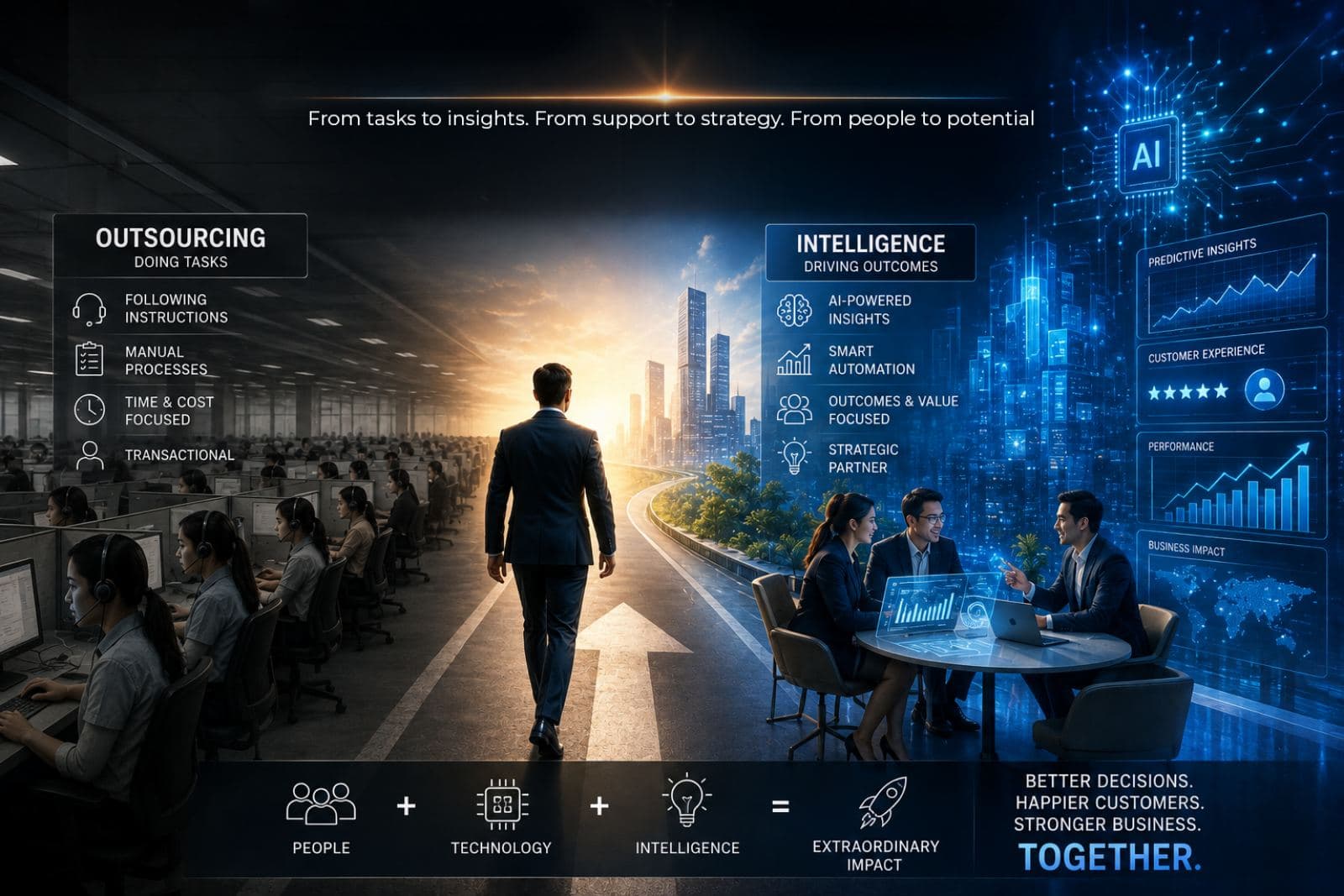 From outsourcing to AI-driven intelligence