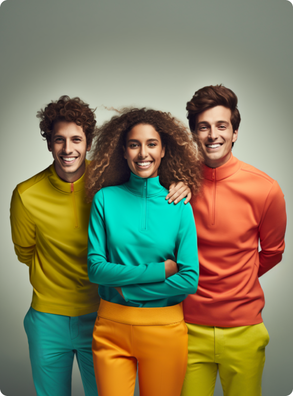 smiling employees